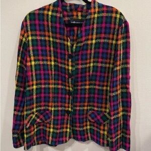 Vintage Sag harbor rainbow blazer size large
